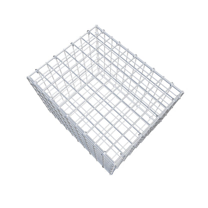 Gabion 50 cm x 40 cm x 40 cm (L x H x D), maskestørrelse 5 cm x 5 cm, C-ring