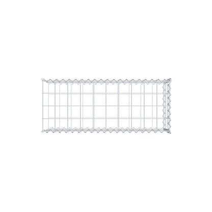Opvokset gabion type 2 100 cm x 30 cm x 40 cm (L x H x D), maskestørrelse 10 cm x 10 cm, spiral