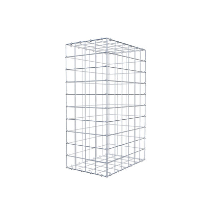 Schanskorf 100 cm x 60 cm x 40 cm (L x H x D), maaswijdte 10 cm x 10 cm, C-ring