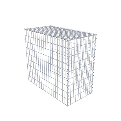 Add-on schanskorf type 4 100 cm x 90 cm x 50 cm (L x H x D), maaswijdte 5 cm x 10 cm, spiraalvormig