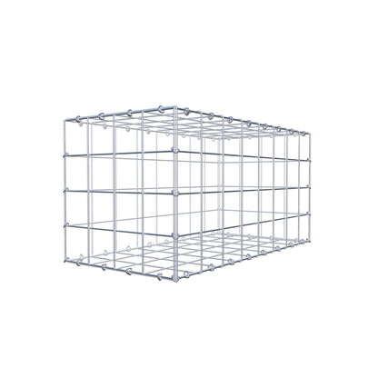 Schanskorf 80 cm x 40 cm x 40 cm (L x H x D), maaswijdte 10 cm x 10 cm, C-ring