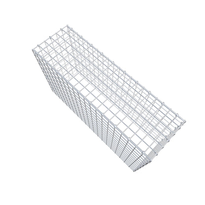 Gavión complementario de tipo 3 100 cm x 60 cm x 30 cm (largo x alto x fondo), malla 5 cm x 5 cm, anillo en C