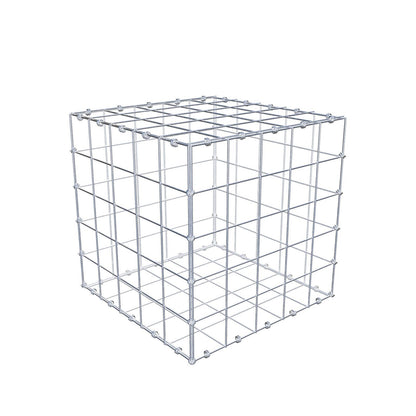 Schanskorf 50 cm x 50 cm x 50 cm (L x H x D), maaswijdte 10 x 10 cm, spiraalring