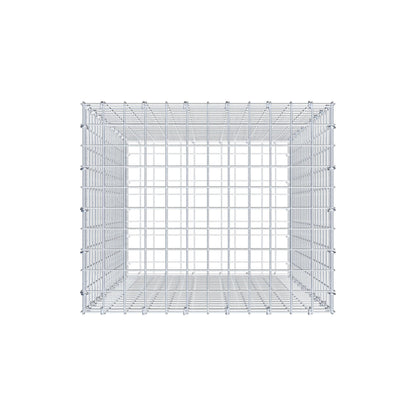 Gabione 100 cm x 60 cm x 50 cm (L x H x T), Maschenweite 5 cm x 5 cm, C-Ring