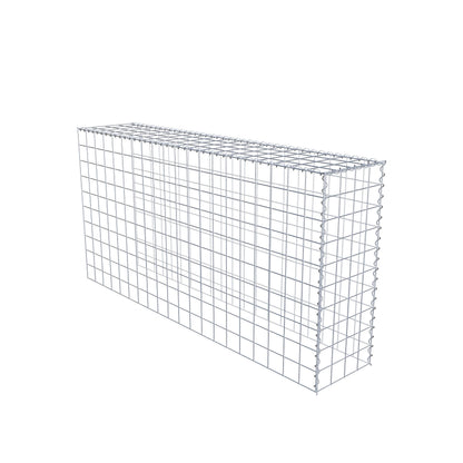 Extra gabion typ 4 200 cm x 100 cm x 40 cm (L x H x D), maskstorlek 10 cm x 10 cm, spiral