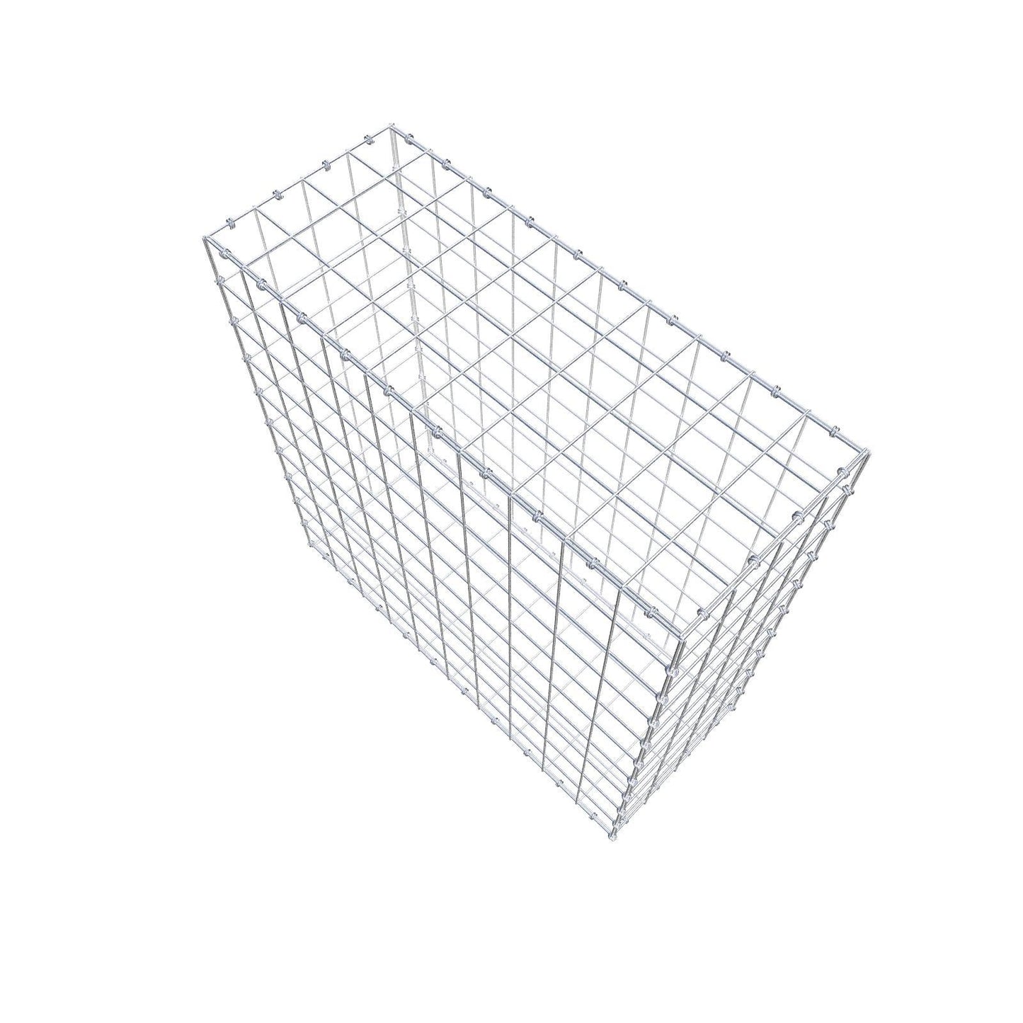 Schanskorf 100 cm x 100 cm x 40 cm (L x H x D), maaswijdte 10 x 10 cm, spiraalring