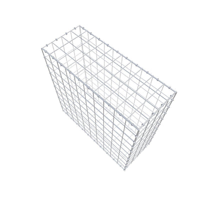 Schanskorf 100 cm x 100 cm x 40 cm (L x H x D), maaswijdte 10 x 10 cm, spiraalring