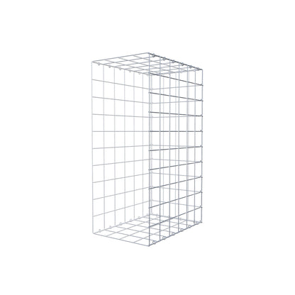 Gavión complementario de tipo 2 100 cm x 60 cm x 40 cm (L x A x P), malla 10 cm x 10 cm, anillo en C