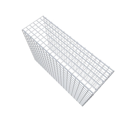 Monteret gabion type 4 100 cm x 70 cm x 30 cm (L x H x D), maskestørrelse 5 cm x 5 cm, C-ring