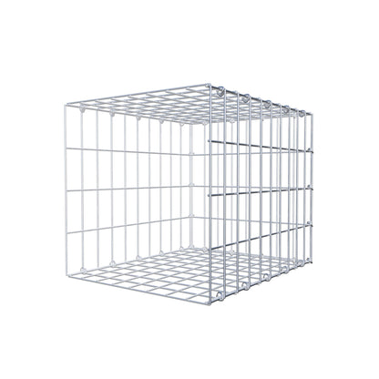 Mounted gabion type 2 50 cm x 40 cm x 40 cm, mesh size 5 cm x 10 cm, C-ring