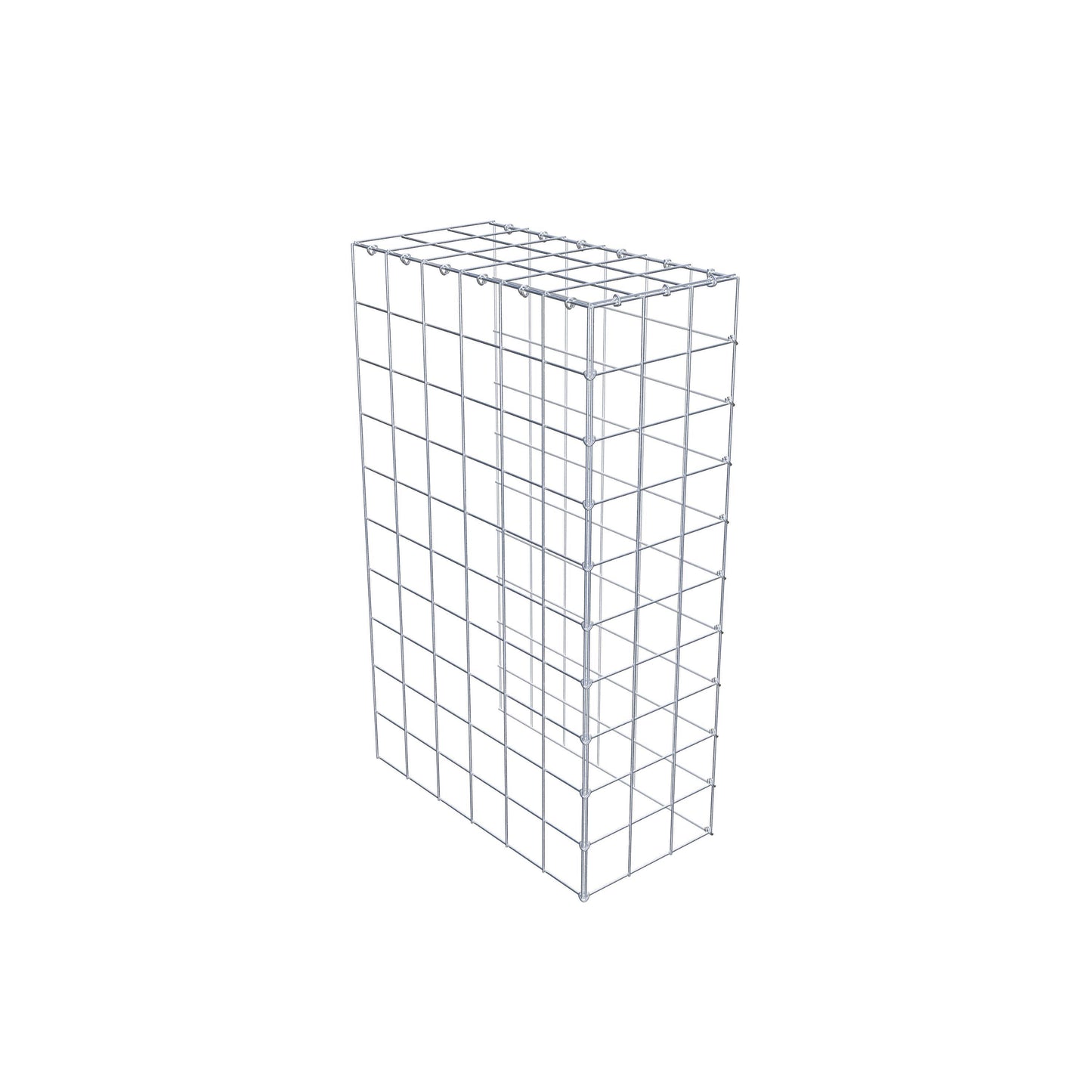 Gavión adicional tipo 4 100 cm x 60 cm x 30 cm (L x A x P), malla 10 cm x 10 cm, anillo en C