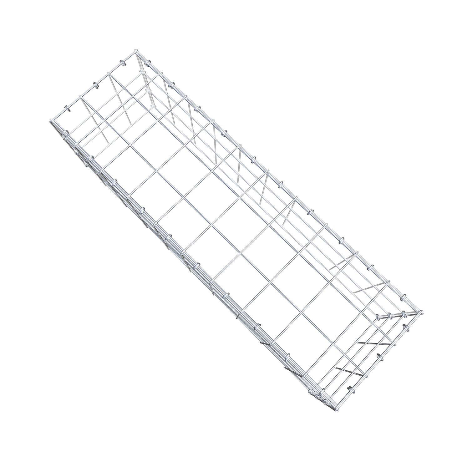 Gavión complementario de tipo 3 100 cm x 30 cm x 30 cm (L x A x P), malla 10 cm x 10 cm, anillo en C