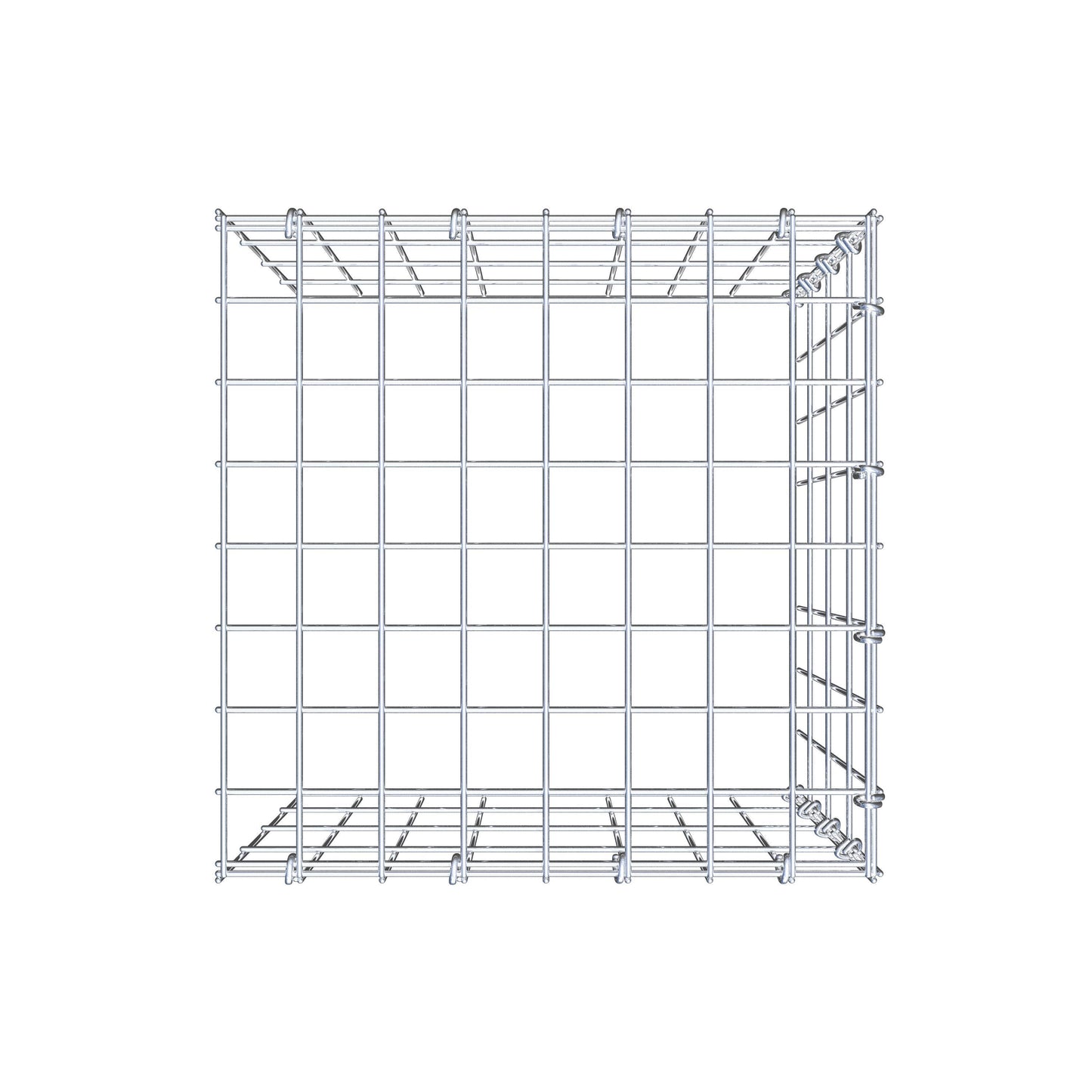 Add-on schanskorf type 4 40 cm x 40 cm x 40 cm (L x H x D), maaswijdte 5 cm x 10 cm, C-ring