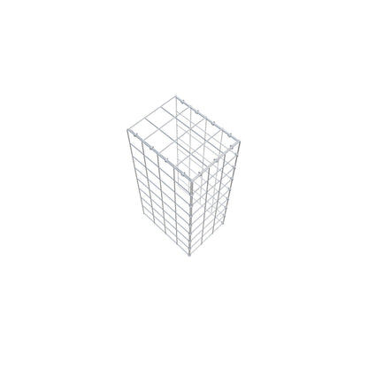 Extra gabion typ 4 80 cm x 40 cm x 30 cm (L x H x D), maskstorlek 10 cm x 10 cm, C-ring