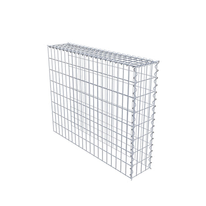 Add-on schanskorf type 4 100 cm x 80 cm x 20 cm (L x H x D), maaswijdte 5 cm x 10 cm, spiraalvormig