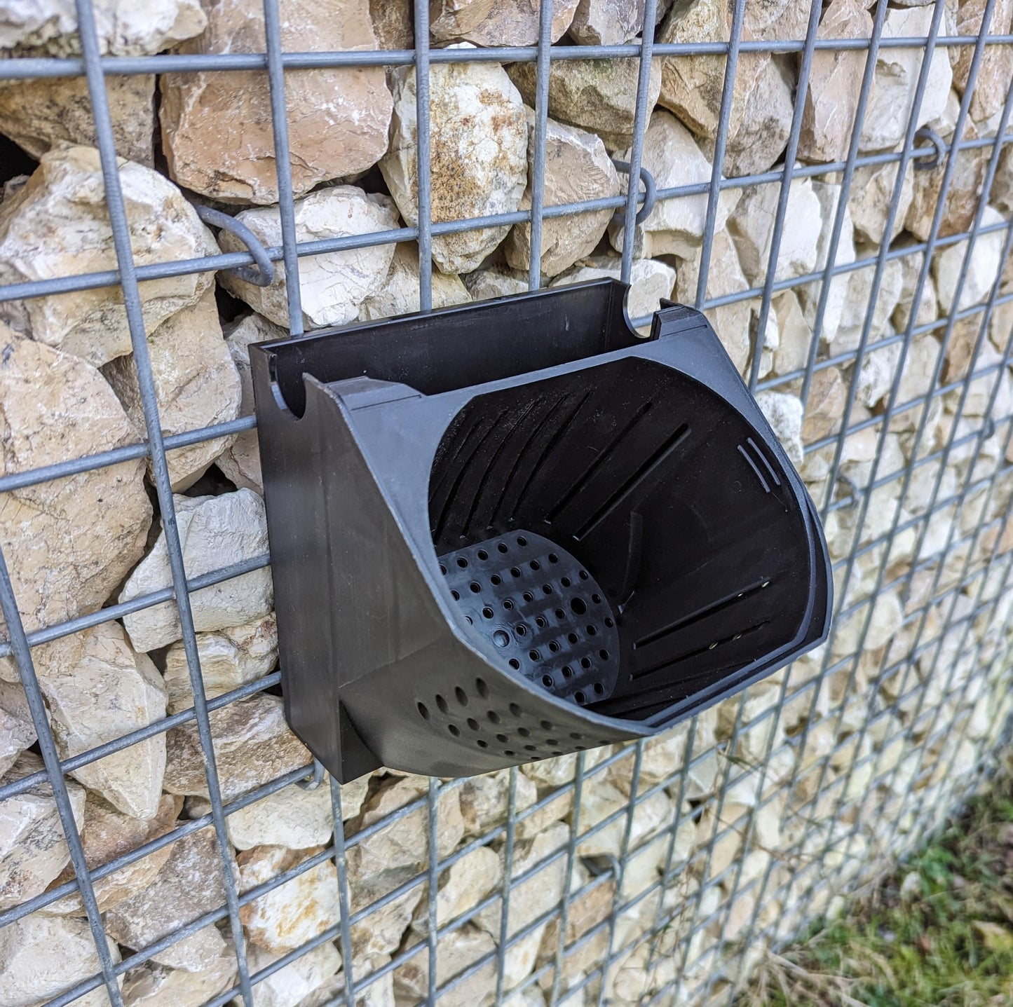 Gabion-hængepotte til blomster og planter 15 cm x 15 cm x 15 cm (L x H x D)