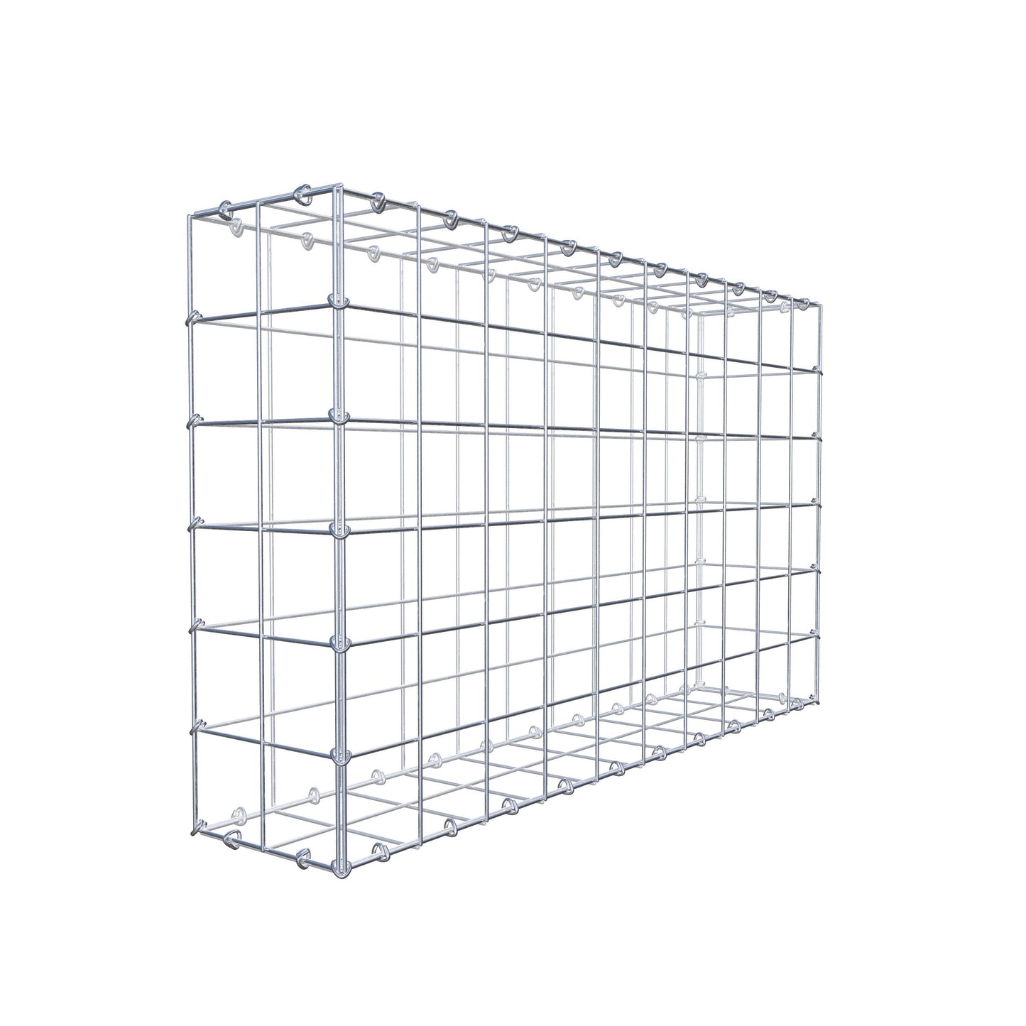 Schanskorf 100 cm x 60 cm x 20 cm (L x H x D), maaswijdte 10 cm x 10 cm, C-ring