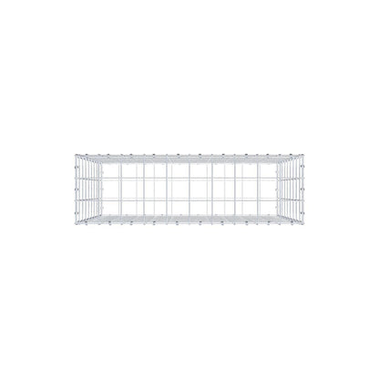 Schanskorf 100 cm x 90 cm x 30 cm (L x H x D), maaswijdte 10 x 10 cm, spiraalring