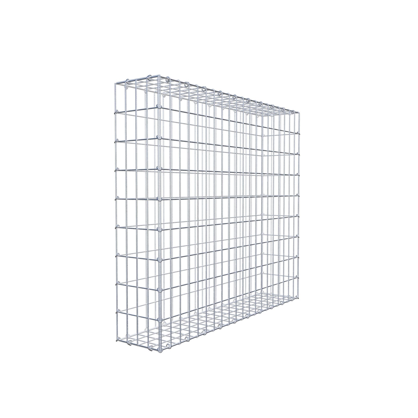Schanskorf 100 cm x 90 cm x 20 cm (L x H x D), maaswijdte 5 cm x 10 cm, C-ring