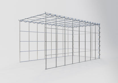 Add-on schanskorf type 4 80 cm x 40 cm x 40 cm (L x H x D), maaswijdte 10 cm x 10 cm, spiraal