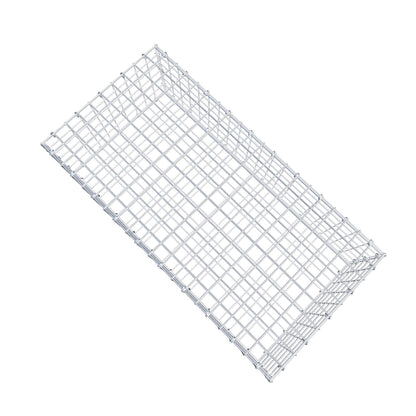 Gabione 100 cm x 30 cm x 50 cm (L x H x T), Maschenweite 5 cm x 5 cm, C-Ring