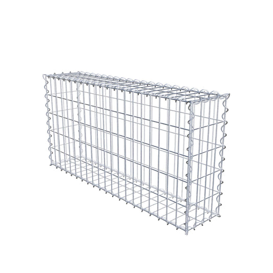 Set di 2 gabbioni 100 cm x 50 cm x 20 cm (L x H x P), maglia 5 x 10 cm, spirale