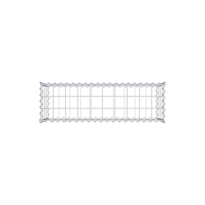 Gabião 100 cm x 40 cm x 30 cm (C x A x P), malhagem 10 cm x 10 cm, espiral