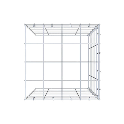 Gabião Tipo 4 50 cm x 40 cm x 40 cm (C x A x P), malhagem 10 cm x 10 cm, anel C