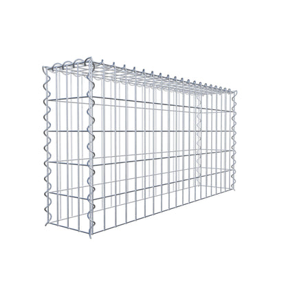 Gabbione aggiuntivo tipo 3 100 cm x 50 cm x 20 cm (L x H x P), dimensione maglia 5 cm x 10 cm, a spirale