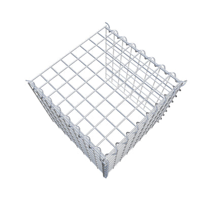 Grown-on gabion type 4 40 cm x 40 cm x 40 cm (L x H x D), mesh size 5 cm x 5 cm, spiral