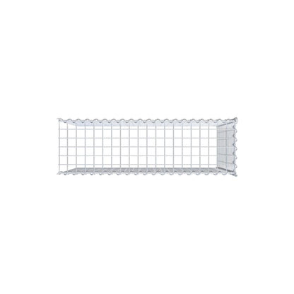 Aangegroeide schanskorf type 4 100 cm x 80 cm x 30 cm (L x H x D), maaswijdte 5 cm x 5 cm, spiraal