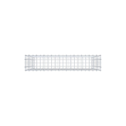 Schanskorf 100 cm x 100 cm x 20 cm (L x H x D), maaswijdte 5 cm x 10 cm, C-ring