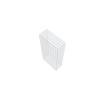 Schanskorf 200 cm x 100 cm x 40 cm (L x H x D), maaswijdte 10 cm x 10 cm, C-ring