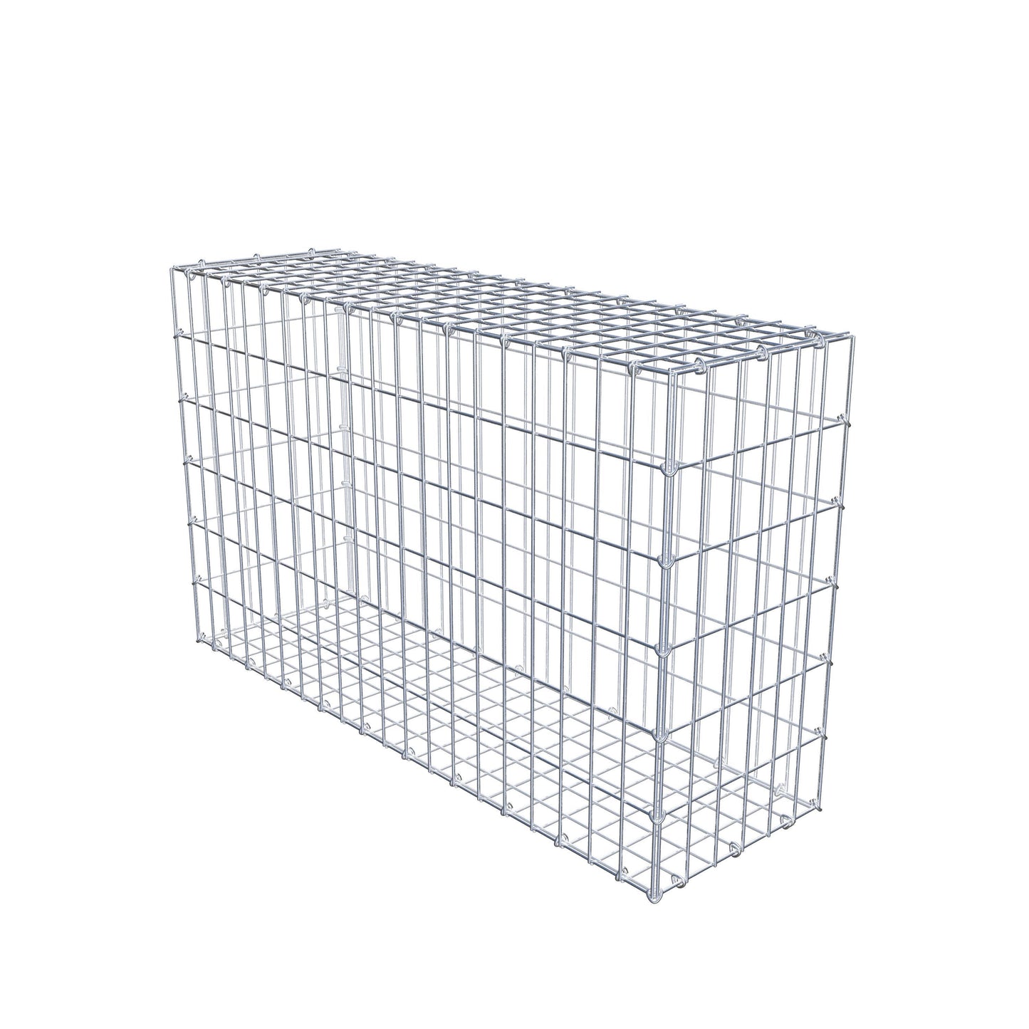 Schanskorf 100 cm x 60 cm x 30 cm (L x H x D), maaswijdte 5 cm x 10 cm, C-ring