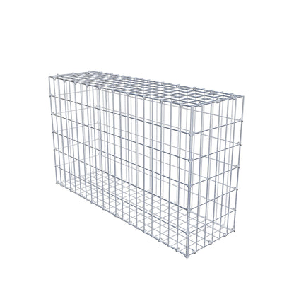 Schanskorf 100 cm x 60 cm x 30 cm (L x H x D), maaswijdte 5 cm x 10 cm, C-ring