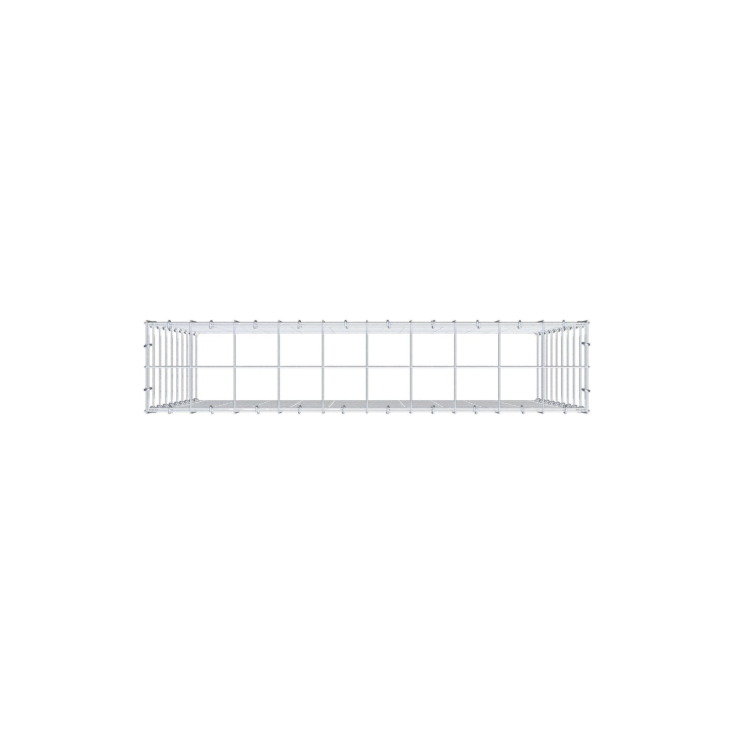 Gabião Tipo 3 100 cm x 90 cm x 20 cm (C x A x P), malhagem 10 cm x 10 cm, anel C