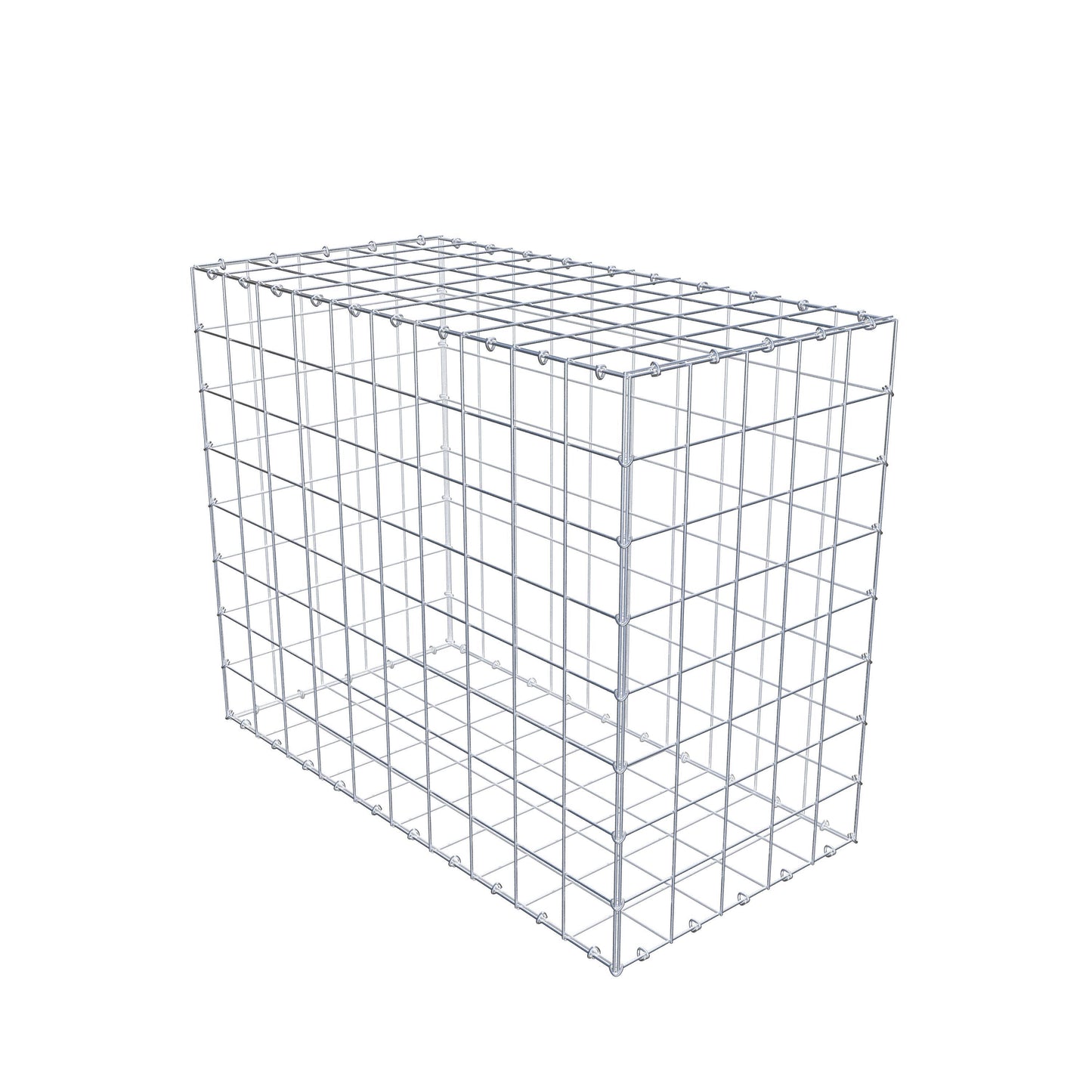 Schanskorf 100 cm x 80 cm x 50 cm (L x H x D), maaswijdte 10 cm x 10 cm, C-ring
