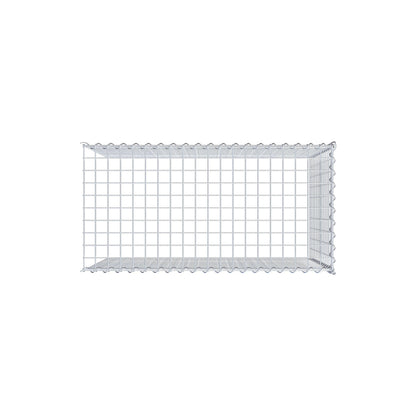 Add-on schanskorf type 4 100 cm x 70 cm x 50 cm (L x H x D), maaswijdte 5 cm x 5 cm, spiraalvormig