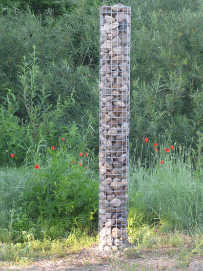 Colonna di gabbioni diametro 22 cm MW 5 x 5 cm rotonda