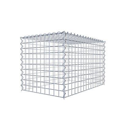 Gabbione aggiuntivo tipo 3 80 cm x 50 cm x 50 cm (L x A x P), dimensione maglia 5 cm x 5 cm, a spirale