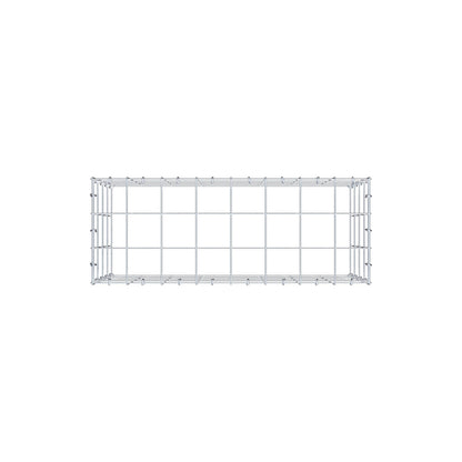Gabião Tipo 3 80 cm x 40 cm x 30 cm (C x A x P), malhagem 10 cm x 10 cm, anel C