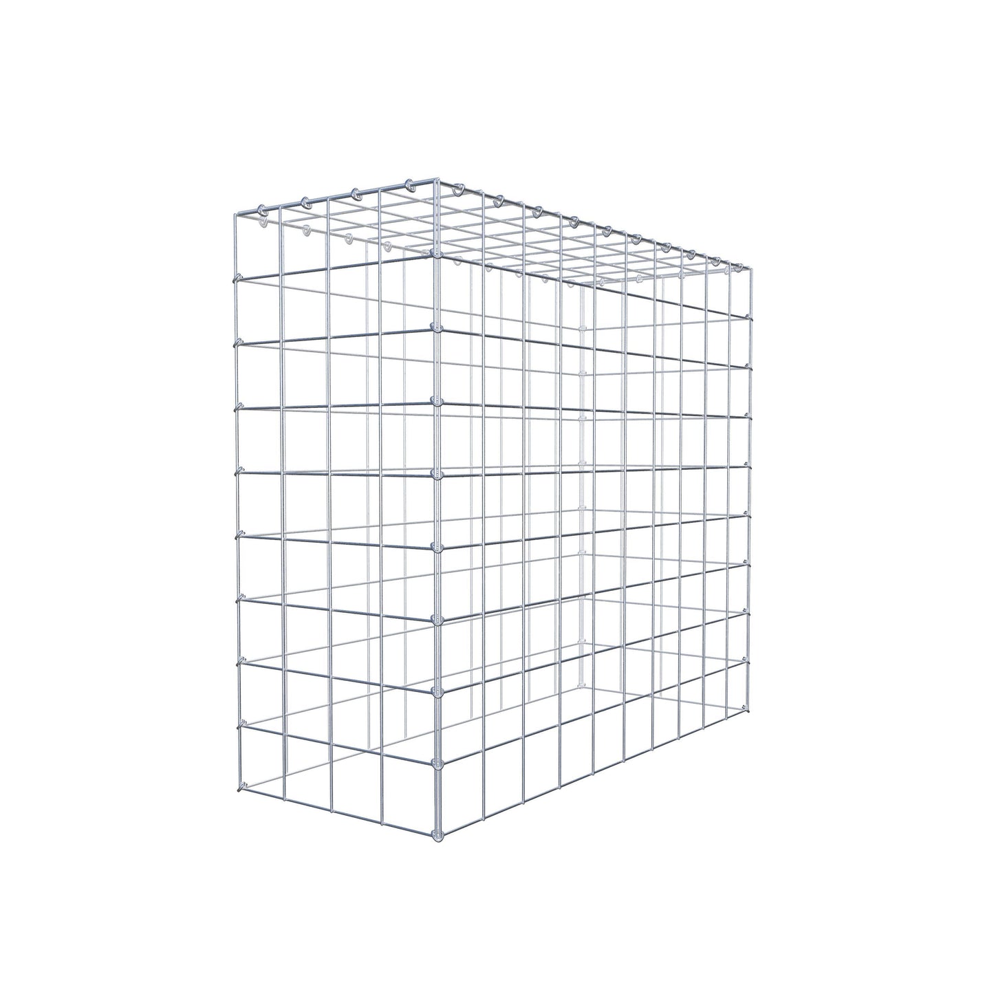 Gabião Tipo 3 100 cm x 90 cm x 40 cm (C x A x P), malhagem 10 cm x 10 cm, anel C