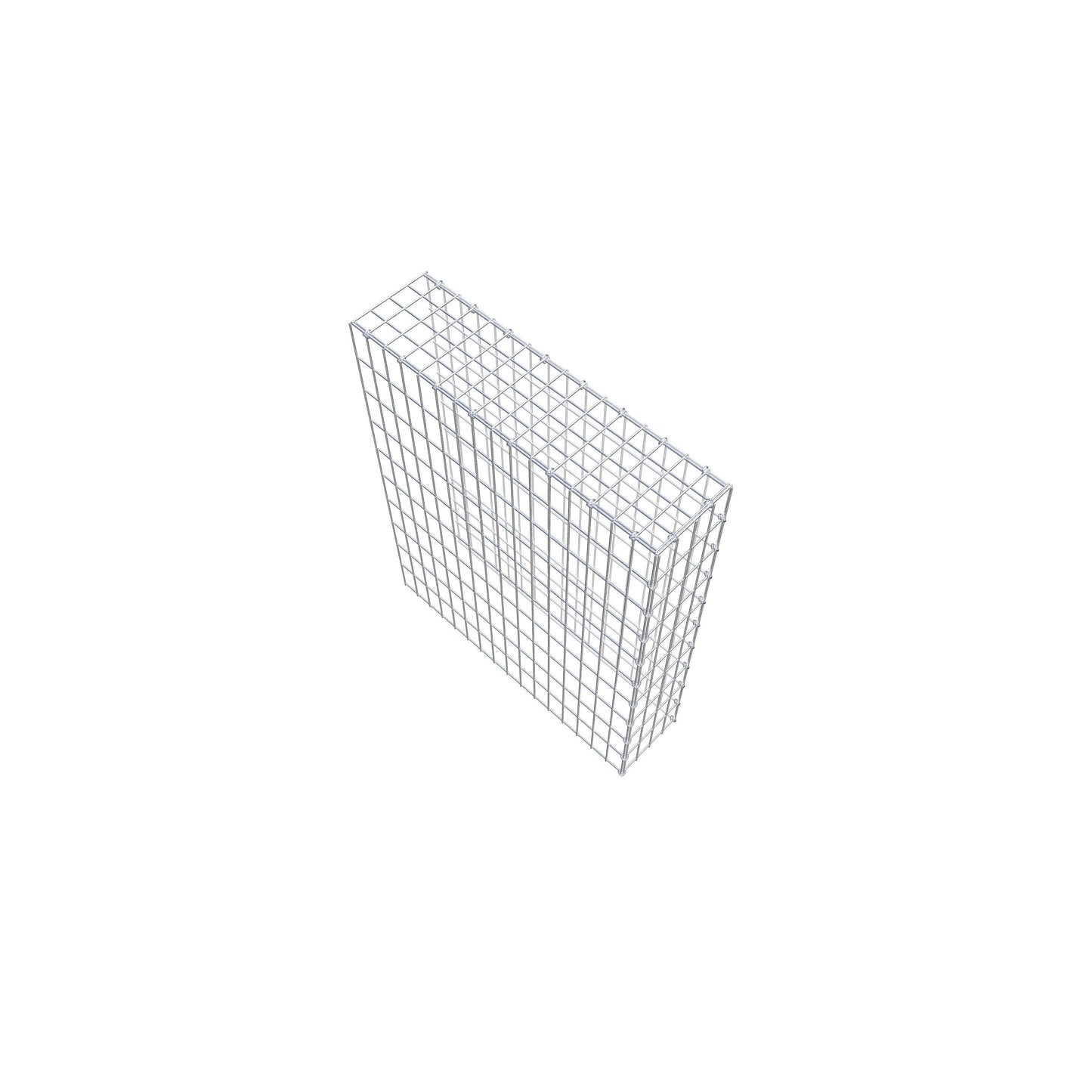Fourche rapportée type 4 100 cm x 80 cm x 20 cm (L x H x P), mailles 5 cm x 10 cm, anneau en C