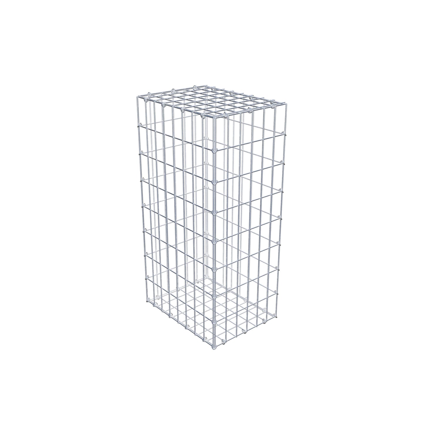 Schanskorf 80 cm x 40 cm x 30 cm (L x H x D), maaswijdte 5 cm x 10 cm, C-ring