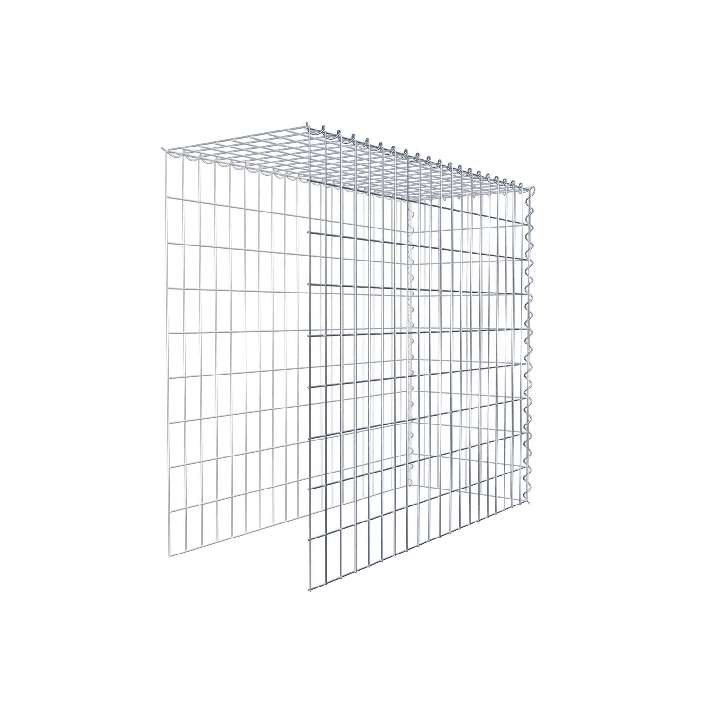 Gavión complementario tipo 4 100 cm x 90 cm x 40 cm (L x A x P), malla 5 cm x 10 cm, espiral