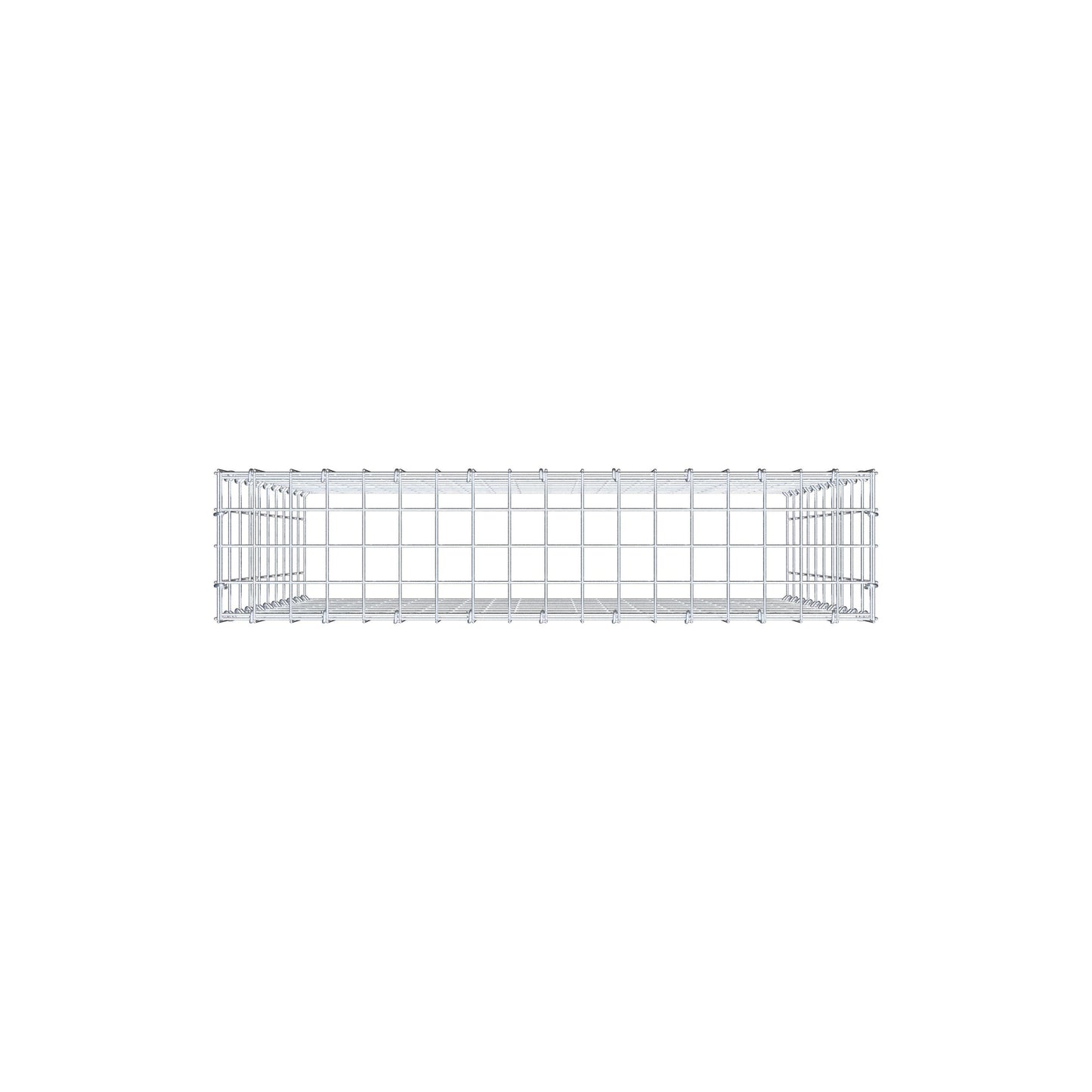 Type 3 oplegkorf 100 cm x 90 cm x 20 cm (L x H x D), maaswijdte 5 cm x 10 cm, C-ring