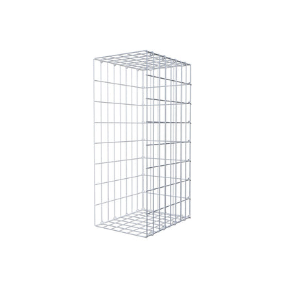 Gabião Tipo 2 80 cm x 40 cm x 30 cm, malhagem 5 cm x 10 cm, anel C