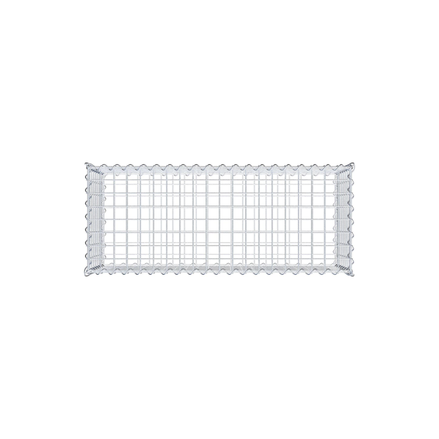 Set van 2 schanskorven 100 cm x 40 cm x 40 cm (L x H x D), maaswijdte 5 x 5 cm, spiraalvormig
