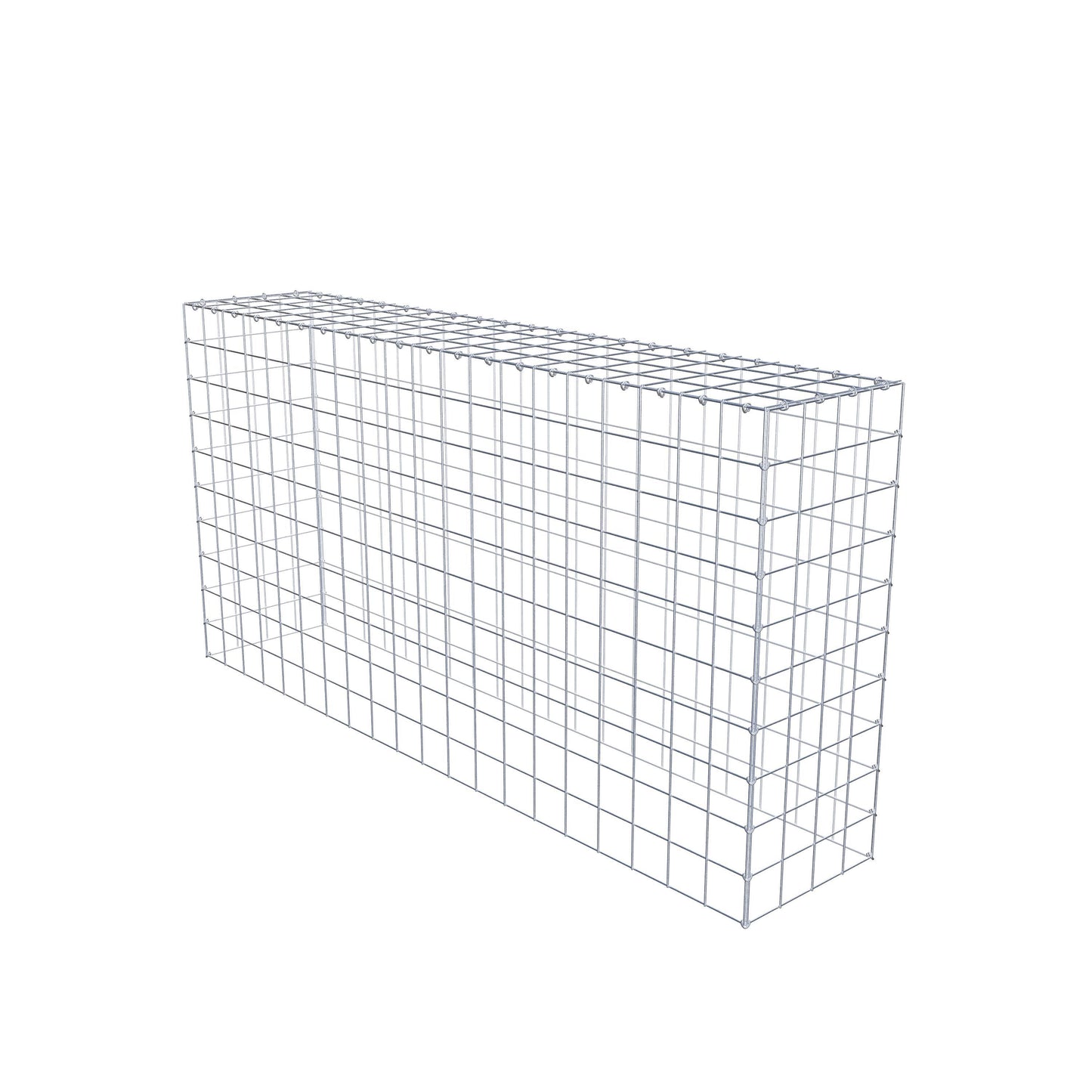 Opzetpaal type 3 200 cm x 100 cm x 40 cm (L x H x D), maaswijdte 10 cm x 10 cm, C-ring