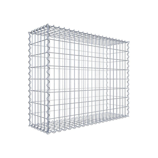 Set van 2 schanskorven 100 cm x 80 cm x 30 cm (L x H x D), maaswijdte 5 x 10 cm, spiraalvormig